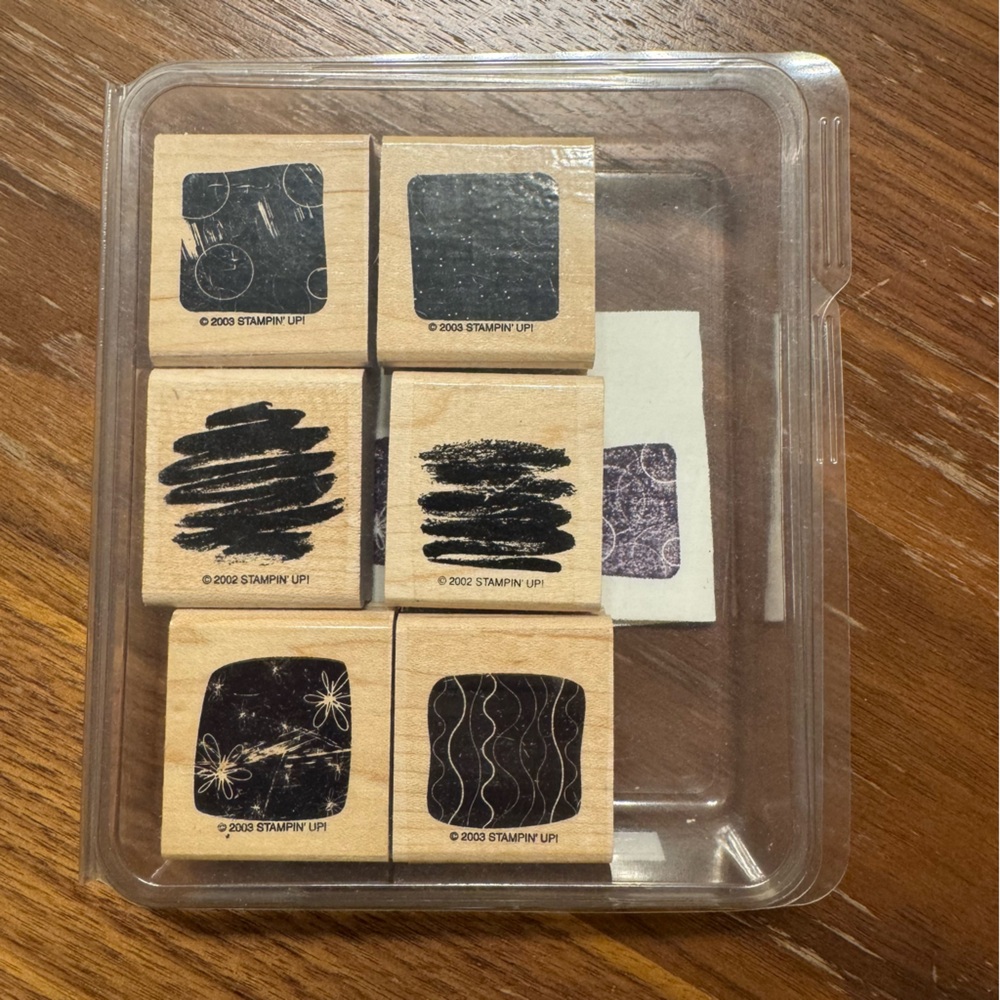 2002 and 2003 Stampin’ up wooden stamps